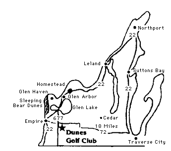 How to get to the Dunes Golf Club